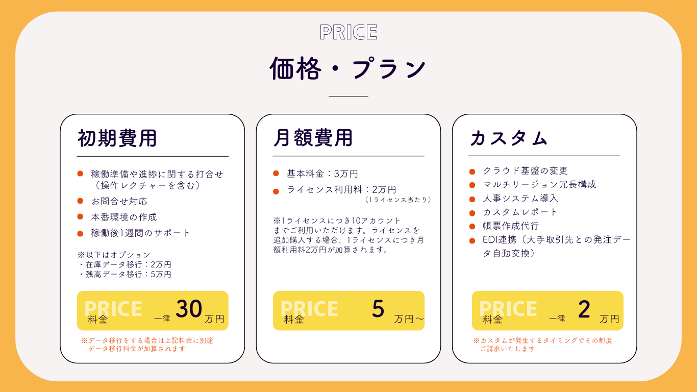 ERPNext.JP 価格・プラン